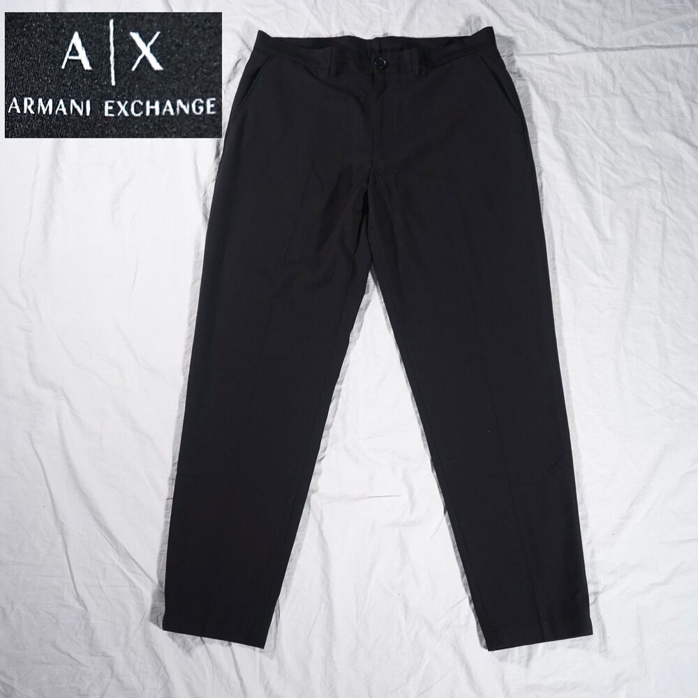 Armani Exchange Dress Pants Athletic Black 34